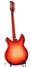 Rickenbacker 360/6 C63, Fireglo: Full Instrument - Rear