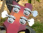 Rickenbacker 4003/4 , Amber Fireglo: Headstock - Rear