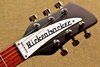 Rickenbacker 330/6 , Matte Black: Headstock