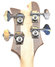 Rickenbacker 4003/4 S, Natural Walnut: Headstock - Rear