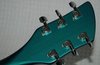 Rickenbacker 330/6 , Turquoise: Headstock - Rear