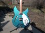 Rickenbacker 330/6 , Turquoise: Body - Front