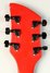 Rickenbacker 620/6 BH BT, Red: Headstock - Rear