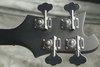 Rickenbacker 4003/4 , Matte Black: Headstock - Rear