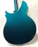 Rickenbacker 360/6 RIC Boutique One-Off, Teal: Body - Rear