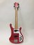 Rickenbacker 4003/5 RIC Boutique One-Off, Pearl Plumglo: Full Instrument - Front