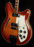 Rickenbacker 6006/6 Banjoline, Fireglo: Close up - Free2