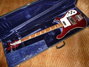 Rickenbacker 4001/4 , Burgundy: Full Instrument - Front