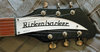 Dec 2002 Rickenbacker 381/6 V69, Jetglo: Headstock