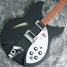 Rickenbacker 330/6 , Matte Black: Body - Front