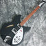 Rickenbacker 330/6 , Matte Black: Full Instrument - Front