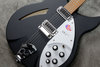 Rickenbacker 330/6 , Matte Black: Close up - Free