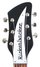 Rickenbacker 360/6 C63, Jetglo: Headstock