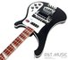 Rickenbacker 4003/4 , Matte Black: Neck - Front