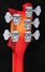 Rickenbacker 4003/5 S, Fireglo: Headstock - Rear