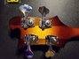 Rickenbacker 4003/4 Custom order, Montezuma Amberglo: Headstock - Rear