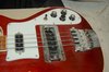 Rickenbacker 4001/4 Mod, Burgundy: Close up - Free2