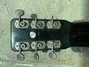 Rickenbacker B/6 LapSteel, Black: Headstock - Rear