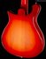 Rickenbacker 660/12 , Fireglo: Body - Rear