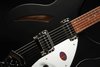 Aug 2020 Rickenbacker 330/6 , Matte Black: Close up - Free