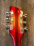 Rickenbacker 360/6 CB Checkered Binding, Fireglo: Headstock - Rear