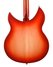 Rickenbacker 330/12 , Fireglo: Body - Rear