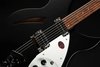 Rickenbacker 330/6 , Matte Black: Close up - Free