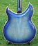 Rickenbacker 381/6 V69, Blueburst: Body - Rear