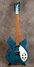 Rickenbacker 330/6 , Trans Blue: Full Instrument - Front