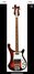 Rickenbacker 1999/4 RoMo, Red Burst: Full Instrument - Front