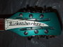 Rickenbacker 620/12 , Turquoise: Headstock