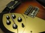 Rickenbacker 335/6 PW Refin, Autumnglo: Close up - Free