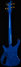 Rickenbacker 4004/4 Cii, Trans Blue: Full Instrument - Rear