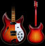 Rickenbacker 381/6 V69, Amber Fireglo: Free image