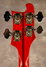 Rickenbacker 4001/4 , Trans Red: Headstock - Rear