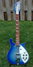 Rickenbacker 620/6 , Blueburst: Full Instrument - Front