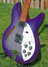 Rickenbacker 330/6 , Purpleburst: Close up - Free