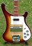 Rickenbacker 4003/4 , MonteBrown: Body - Front