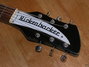 Rickenbacker 320/6 f hole, Jetglo: Headstock