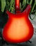 Rickenbacker 1996/6 f hole, Amber Fireglo: Body - Rear