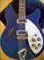 Rickenbacker 360/12 WB, Azureglo: Body - Front