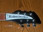 Rickenbacker 620/6 , Jetglo: Headstock