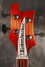 Rickenbacker 4001/4 Mod, Fireglo: Headstock