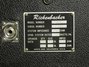 Rickenbacker Transonic 200 Cab/amp , Black: Body - Rear