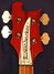 Dec 1975 Rickenbacker 4001/4 , Burgundy: Headstock