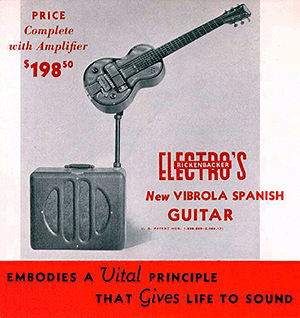 Photo Model on Early Good Vibrations Electro Spanish Model 1935 Spanish Model Photos