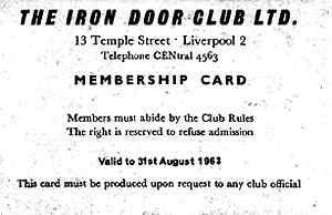 Huston's 1963 Iron Door Card