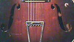 F-holes in 1930s Ken Roberts' Model F-holes in 1930s Ken Roberts' Model
