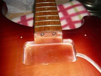 The neck pickup area...