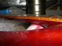 The neck/fingerboard joint...